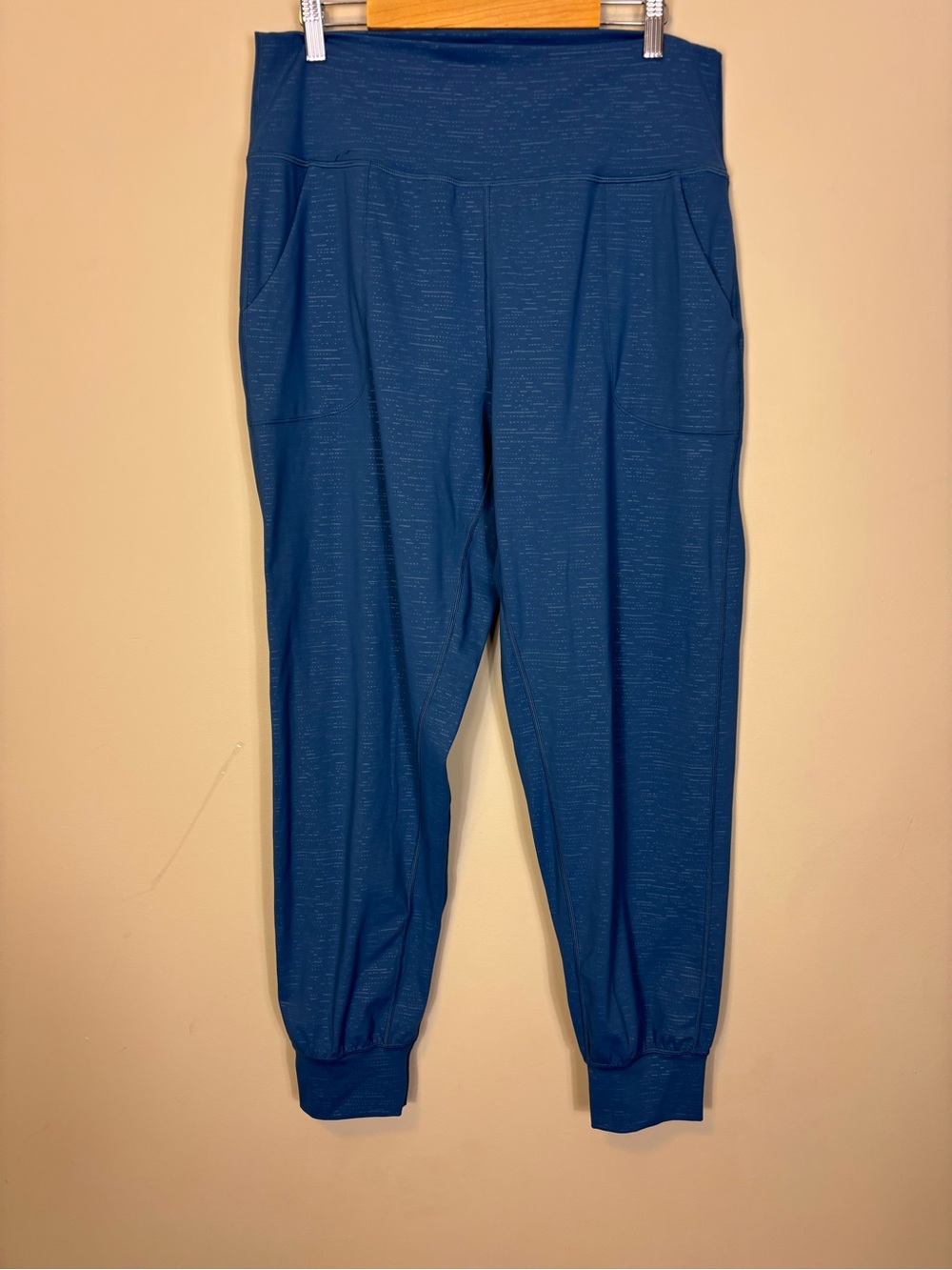 ZYIA Active Blue Patterned Performance Jogger Pants Women’s 3XL